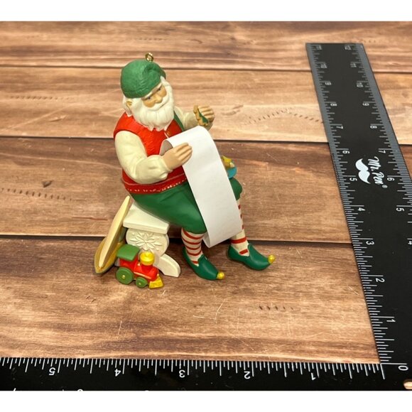 2013 HALLMARK KEEPSAKE ORNAMENT QXC5057 PRE-FLIGHT CHECK  ARTIST CRAFTED SANTA - Picture 8 of 11